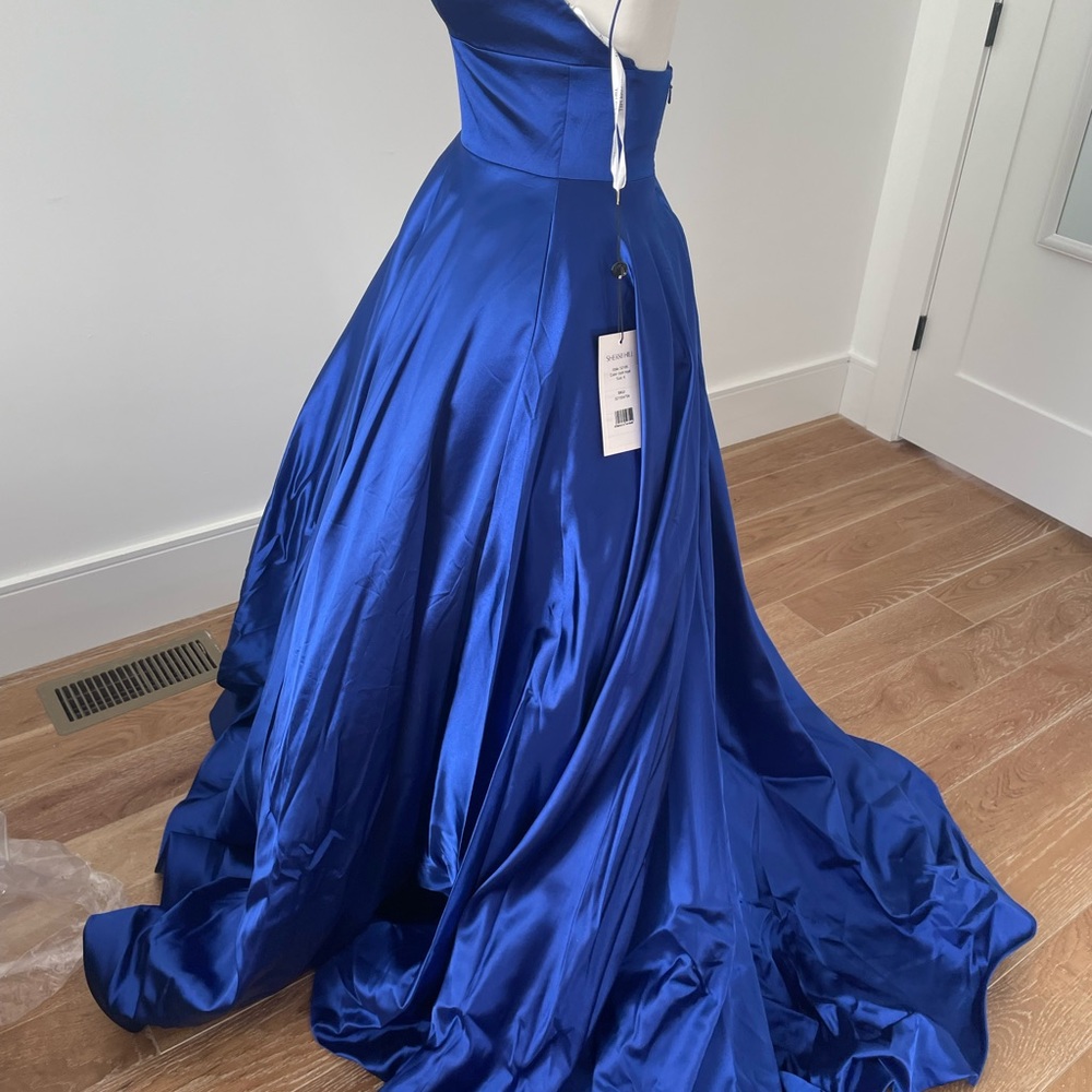 Sherri Hill new royal blue prom dress size 4 - Picture 7 of 12